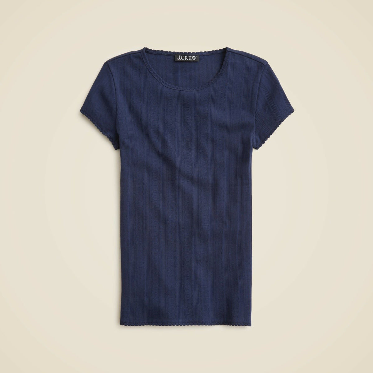 Women Pointelle short-sleeve T-shirt - J.Crew