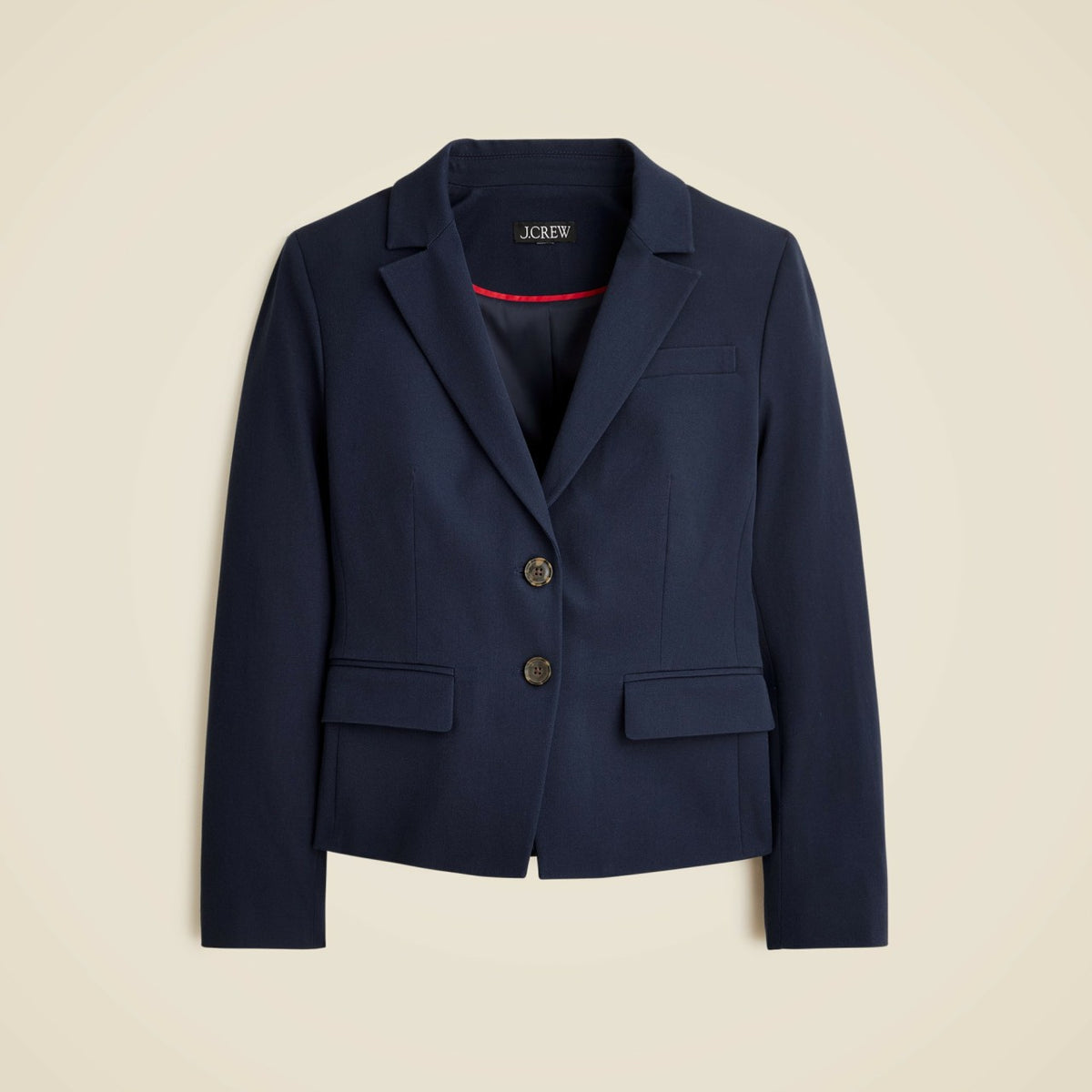 Women Shrunken-fit blazer in bi-stretch cotton blend - J.Crew