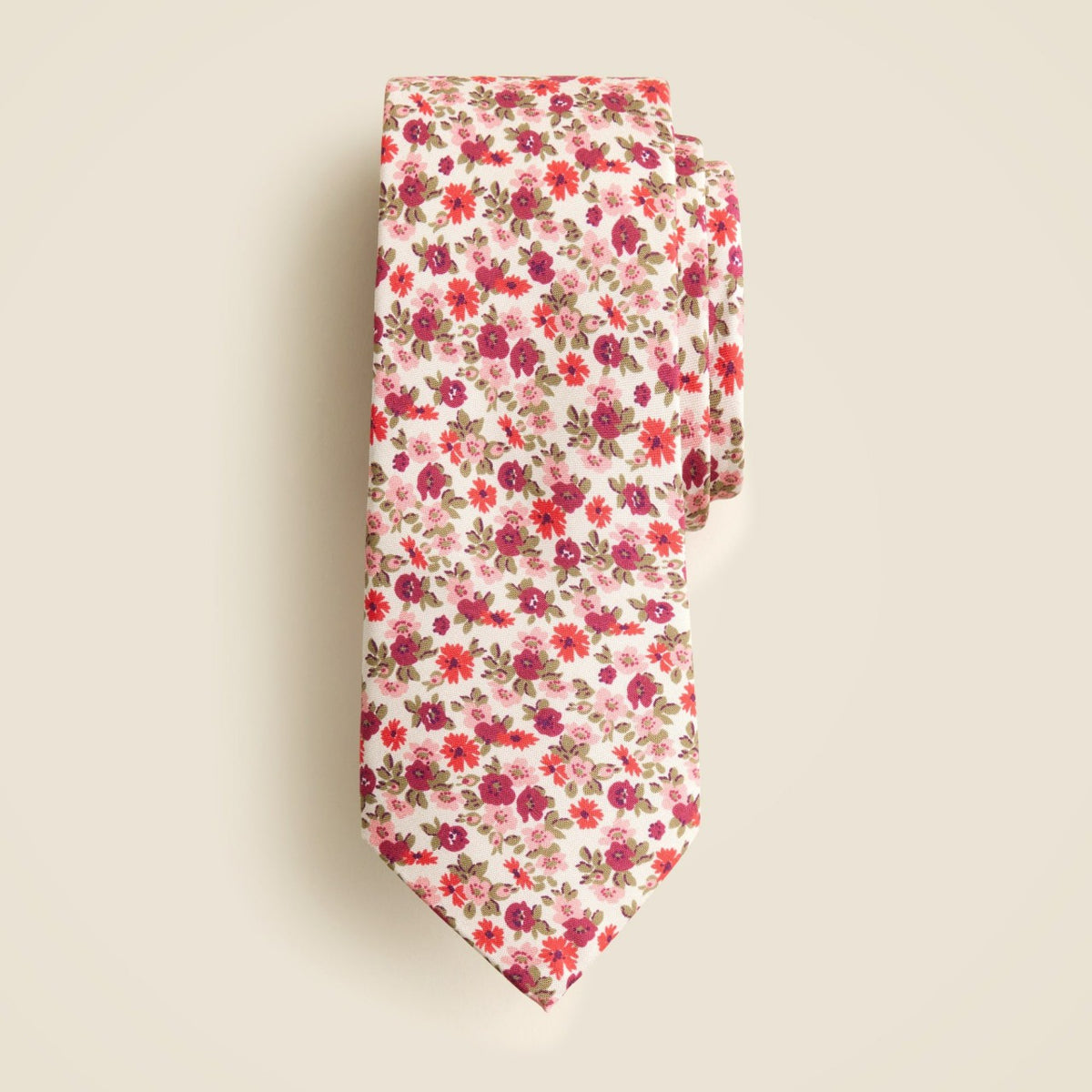 Men Italian silk floral tie - J.Crew