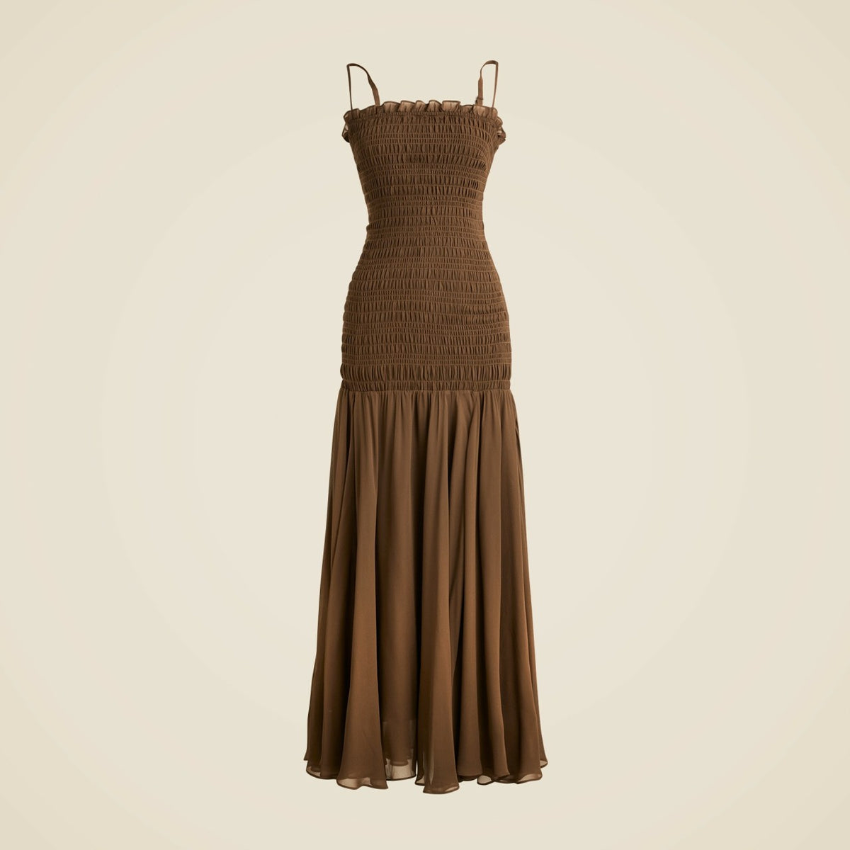 Women Collection smocked chiffon dress - J.Crew