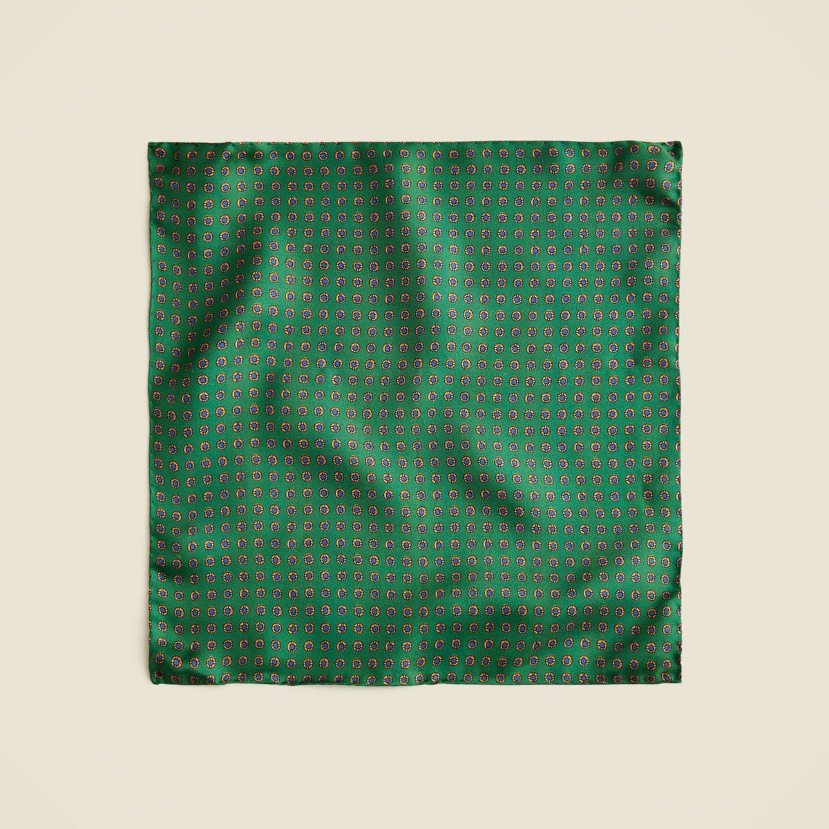 Men Italian silk twill pocket square - J.Crew