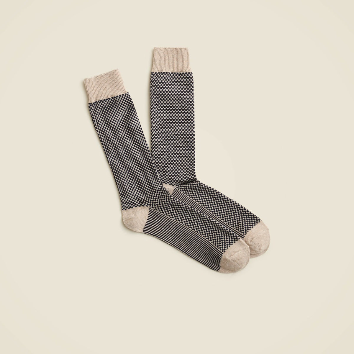 Men Houndstooth socks - J.Crew