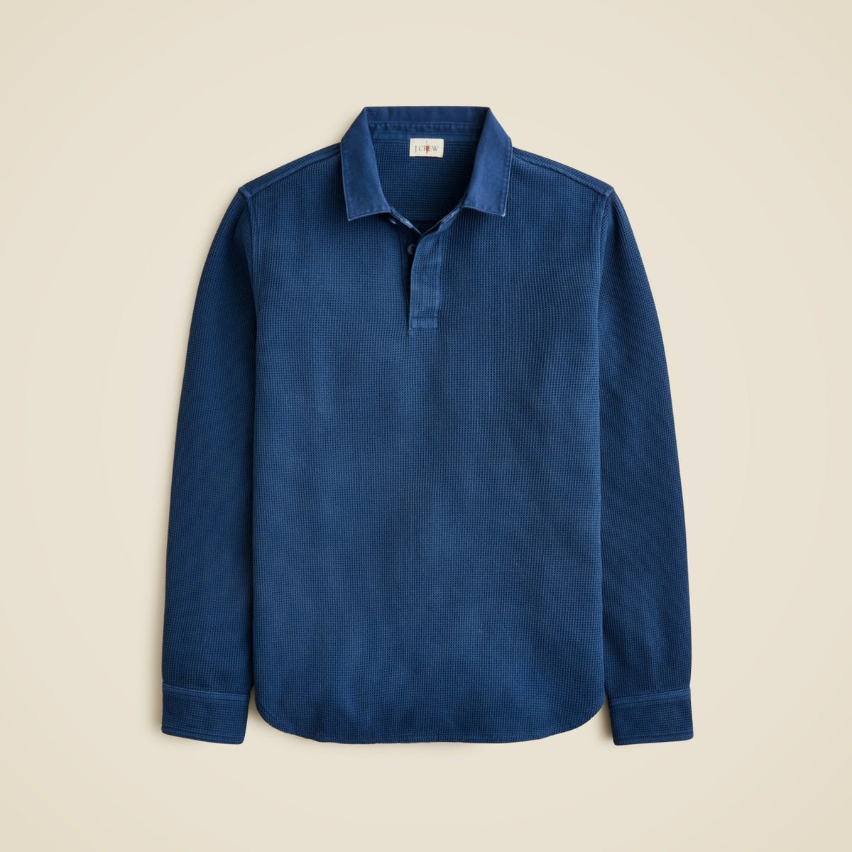 Men Waffle-knit rugby shirt - J.Crew
