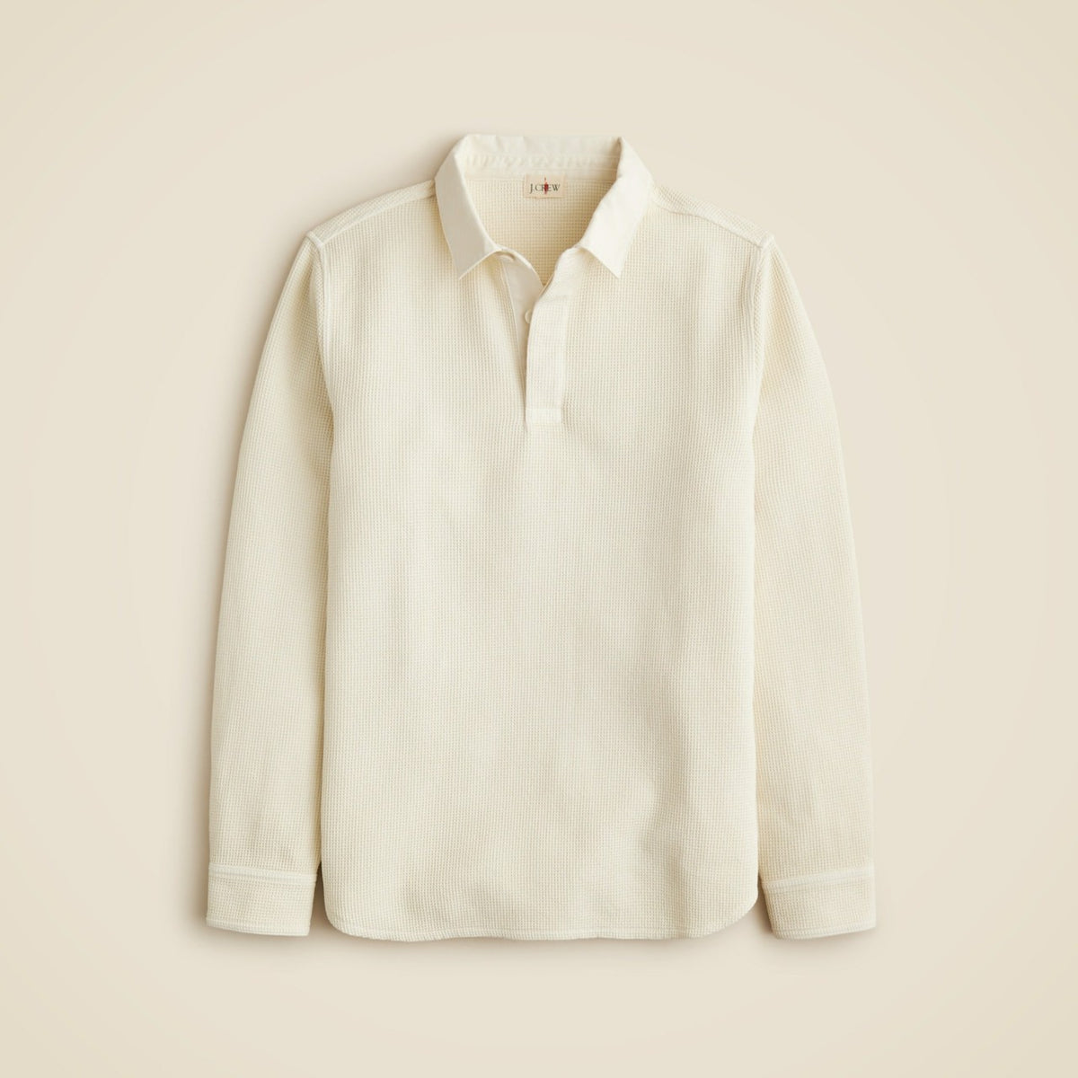 Men Waffle-knit rugby shirt - J.Crew