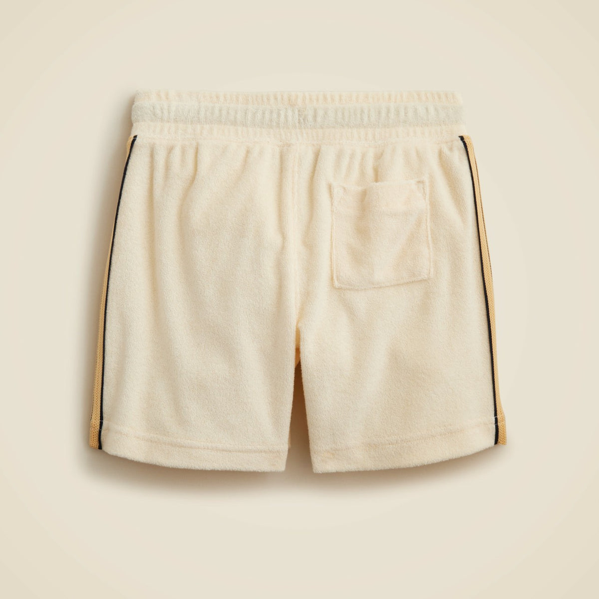 Kids Kids' side-stripe pull-on short in towel terry - J.Crew