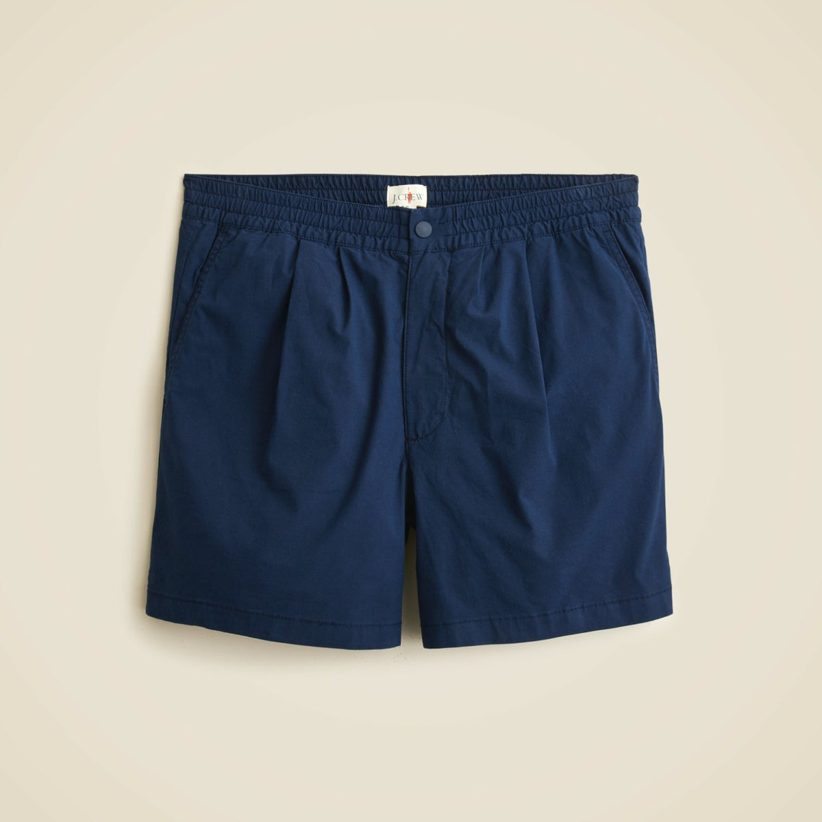 Men 6" pleated utility sport short in stretch cotton blend - J.Crew