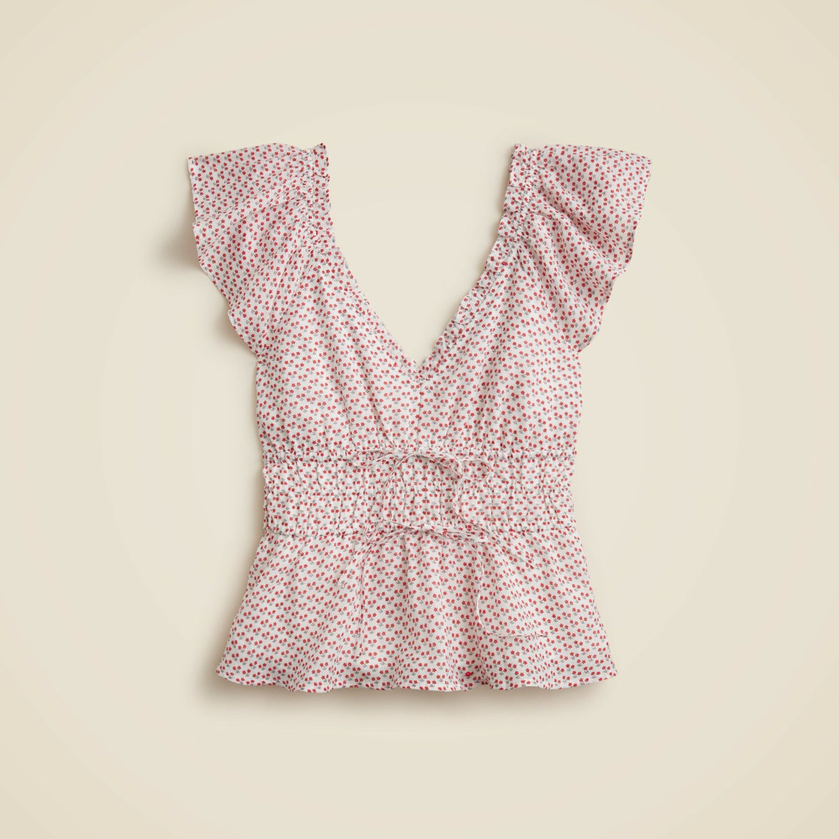 Women Palermo top in ramie - J.Crew