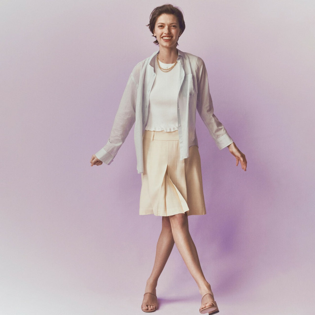 Women Garçon classic shirt in cotton voile - J.Crew