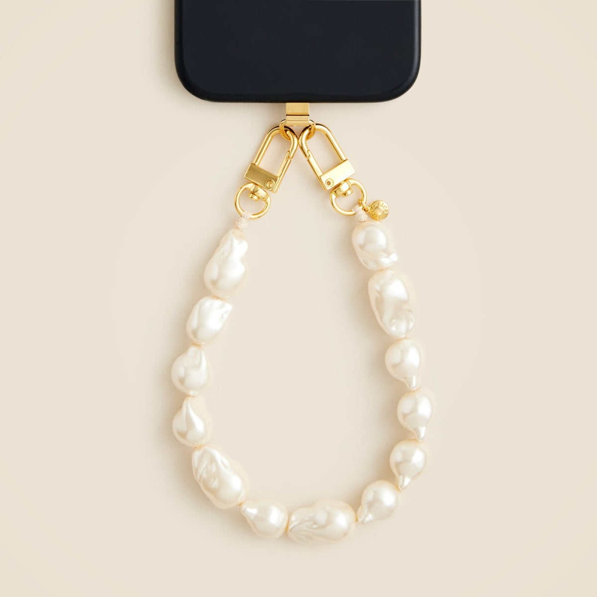 Women Baroque pearl phone chain - J.Crew