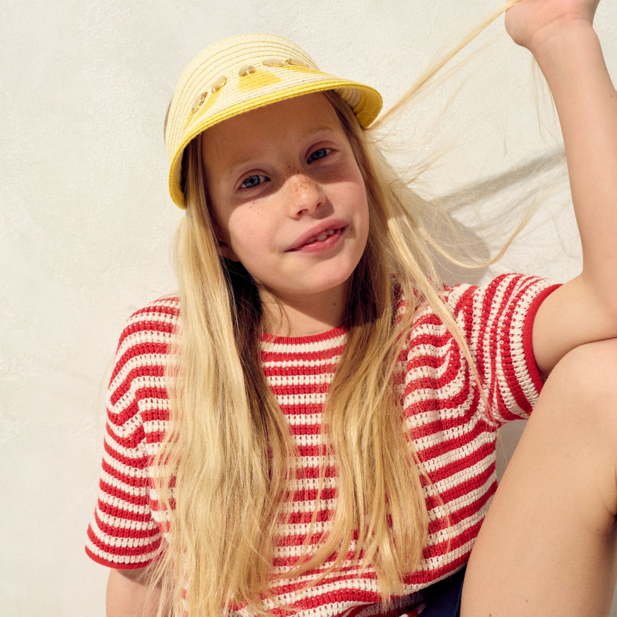 Kids Girls' lemon visor - J.Crew
