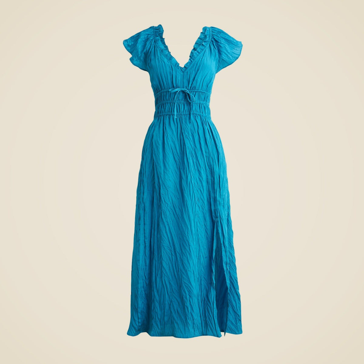Women Palermo dress in viscose-blend crinkle - J.Crew
