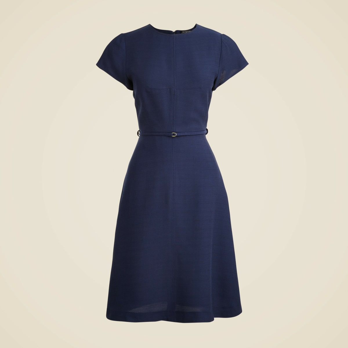 Women Mathilde cap-sleeve dress in luster canvas - J.Crew