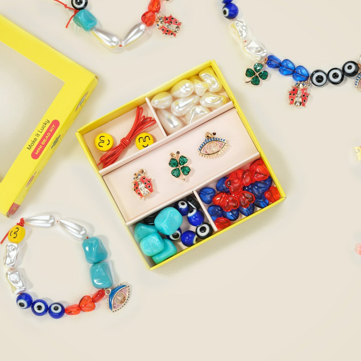 Kids Super Smalls make it lucky mini beads kit - J.Crew