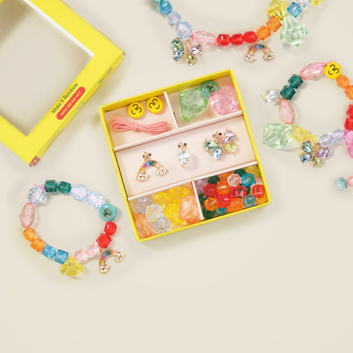 Kids Super Smalls make it rainbow mini beads kit - J.Crew