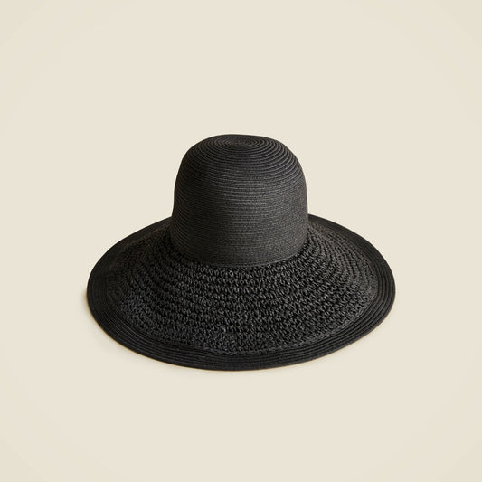 Women Textured summer straw hat - J.Crew