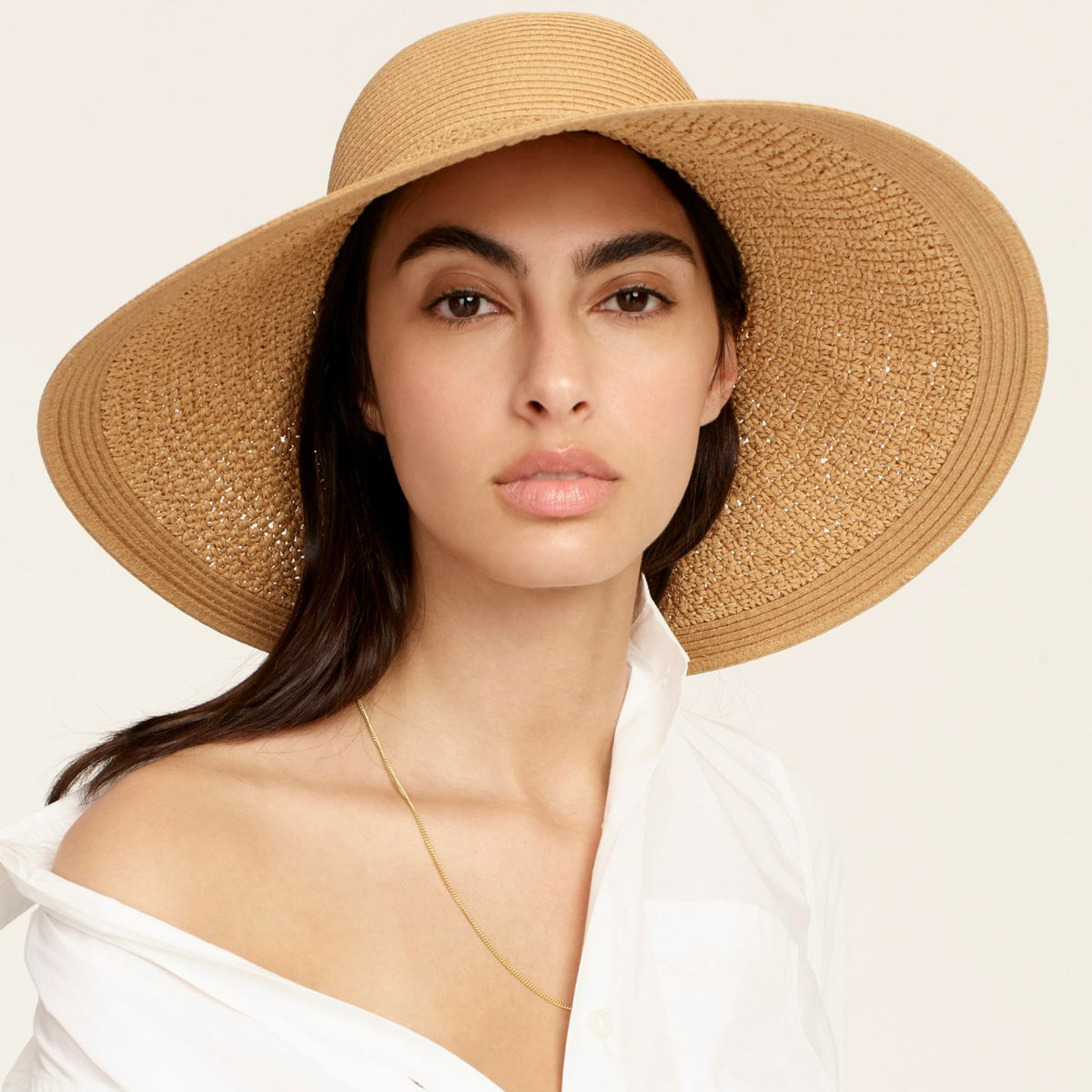 Women Textured summer straw hat - J.Crew