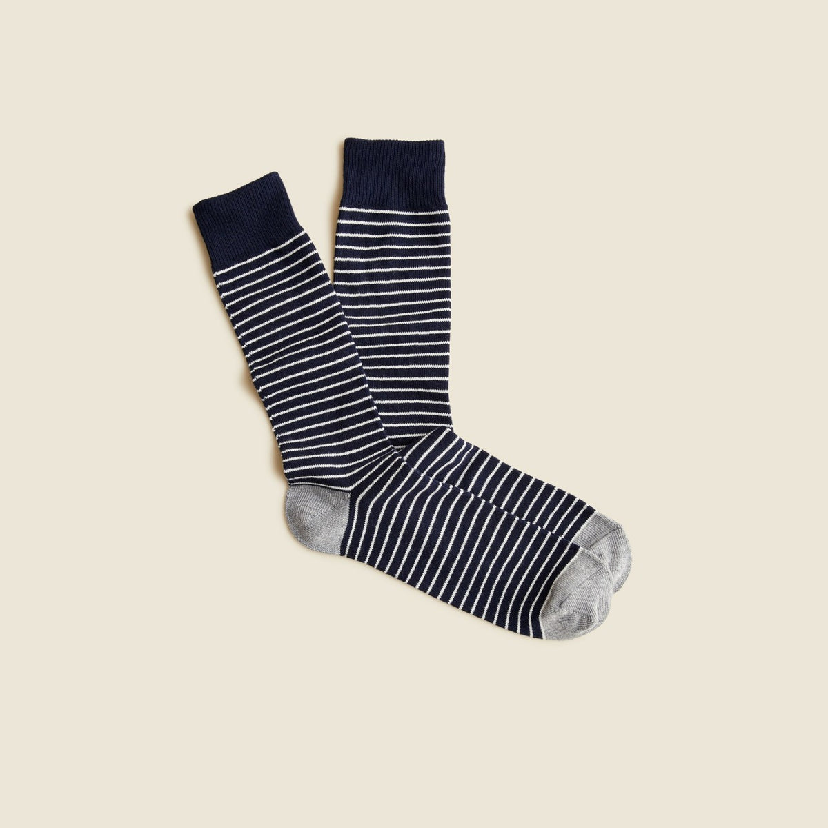 Men Tipped microstripe socks - J.Crew