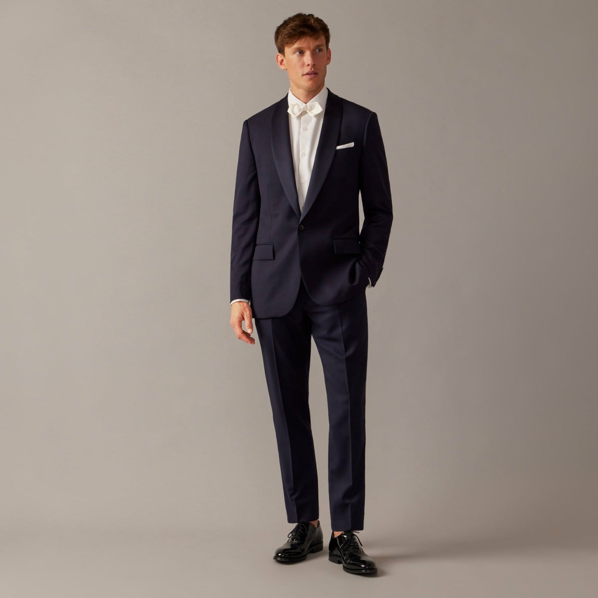 Men Ludlow Slim-fit shawl-collar tuxedo jacket in Italian wool - J.Crew