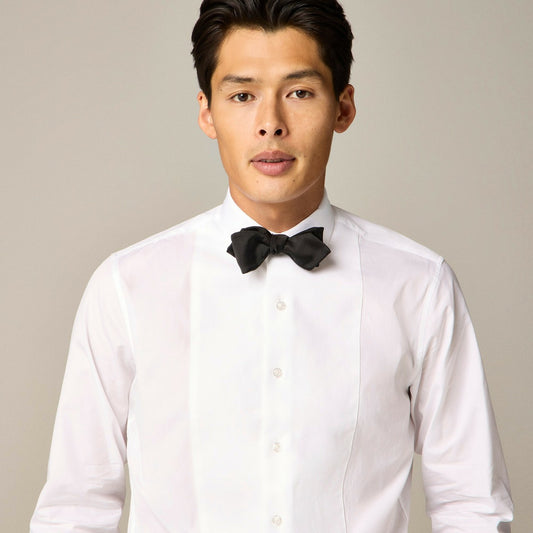 Men English satin point bow tie - J.Crew