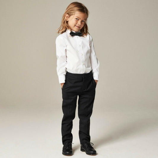 Kids Boys' slim Ludlow tuxedo pant in Italian wool - J.Crew