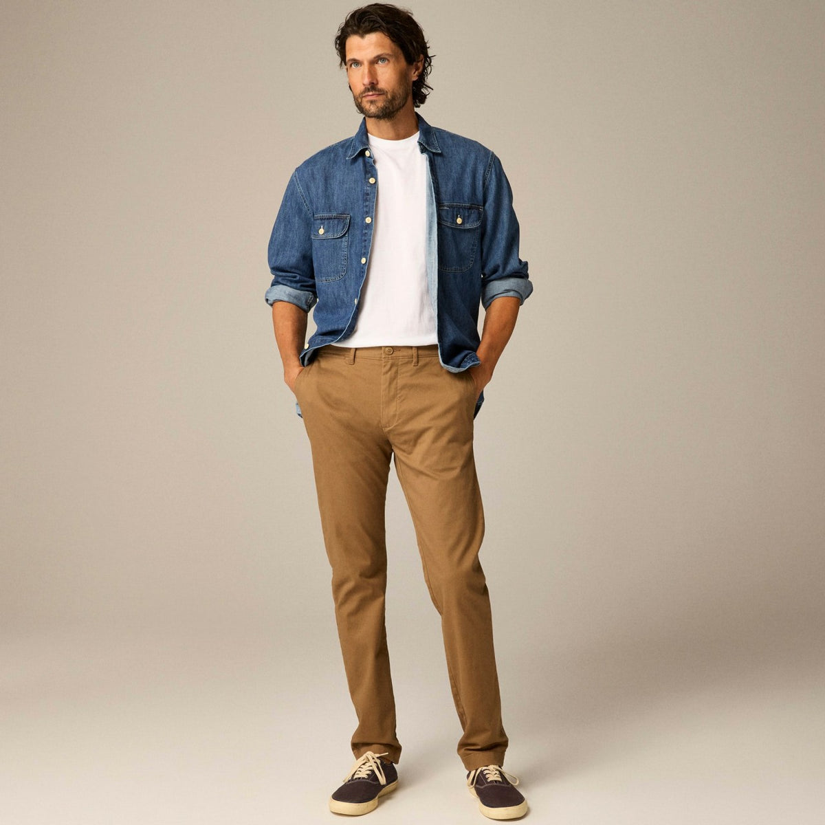 Men 484 Slim-fit stretch chino pant - J.Crew