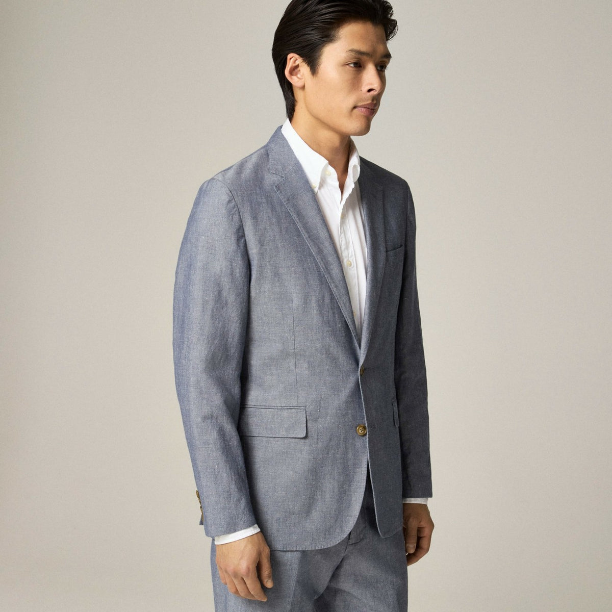Men Ludlow Slim-fit unstructured suit jacket in Irish cotton-linen blend - J.Crew