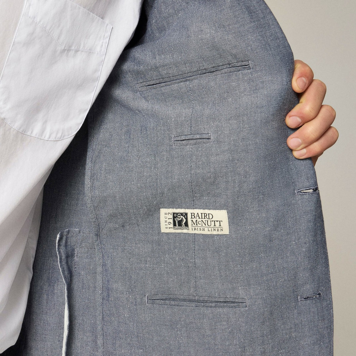 Men Ludlow Slim-fit unstructured suit jacket in Irish cotton-linen blend - J.Crew
