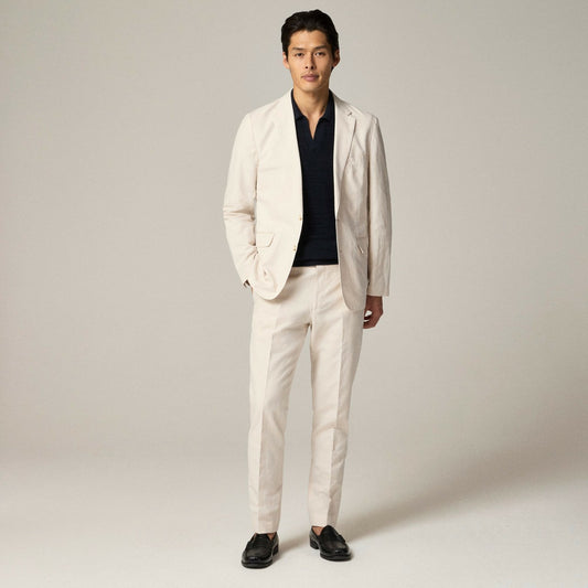 Men Ludlow Slim-fit unstructured suit jacket in Irish cotton-linen blend - J.Crew