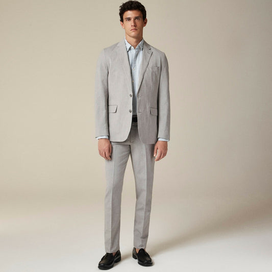 Men Ludlow Slim-fit unstructured suit jacket in Irish cotton-linen blend - J.Crew