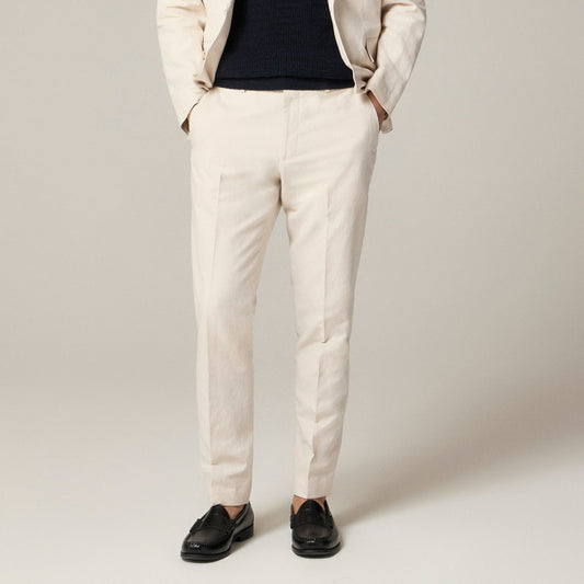 Men Ludlow Slim-fit suit pant in Irish cotton-linen blend - J.Crew