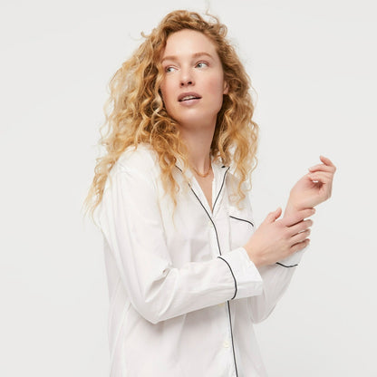 Women End-on-end cotton nightshirt - J.Crew