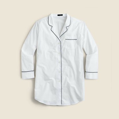 Women End-on-end cotton nightshirt - J.Crew