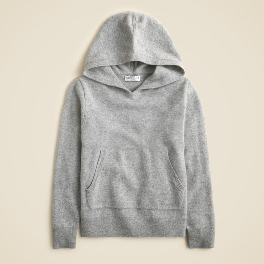 Kids Kids' cashmere pullover hoodie - J.Crew