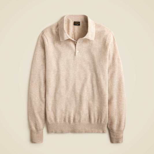 Men Cashmere collared sweater-polo - J.Crew