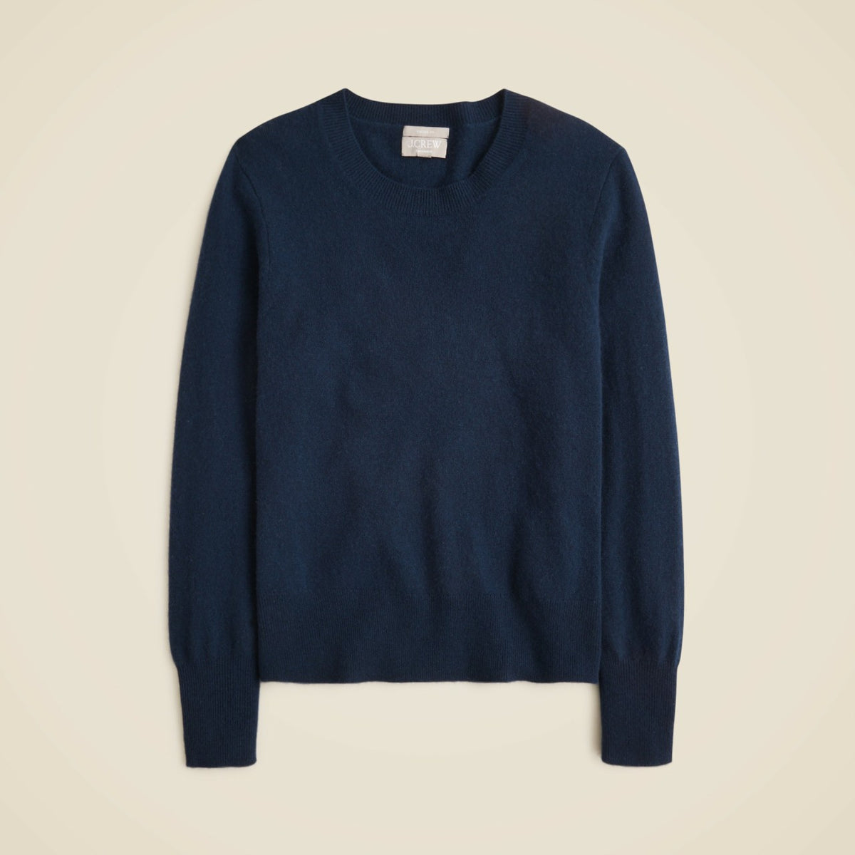 Women Cashmere classic-fit crewneck sweater - J.Crew