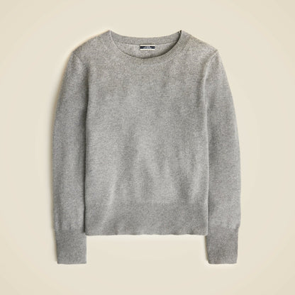 Women Cashmere classic-fit crewneck sweater - J.Crew