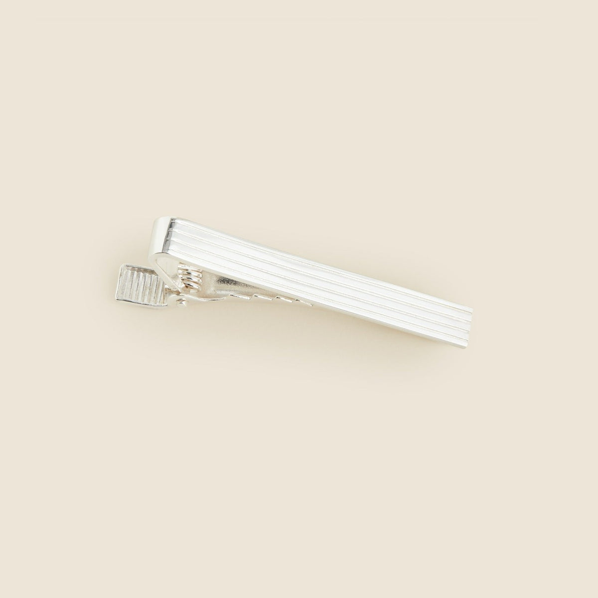 Men Sterling silver spring-loaded tie bar - J.Crew