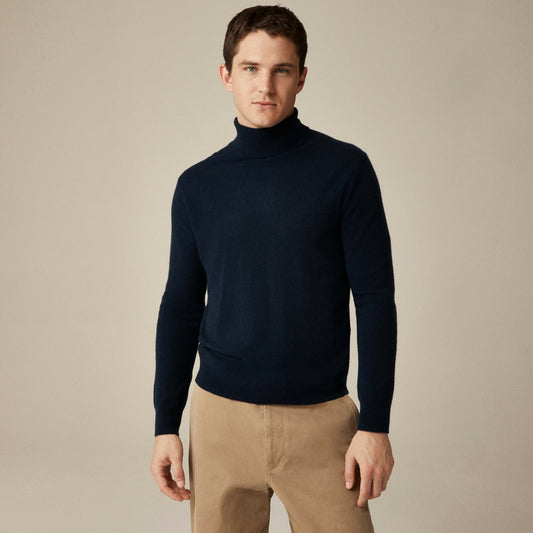 Men Cashmere turtleneck sweater - J.Crew