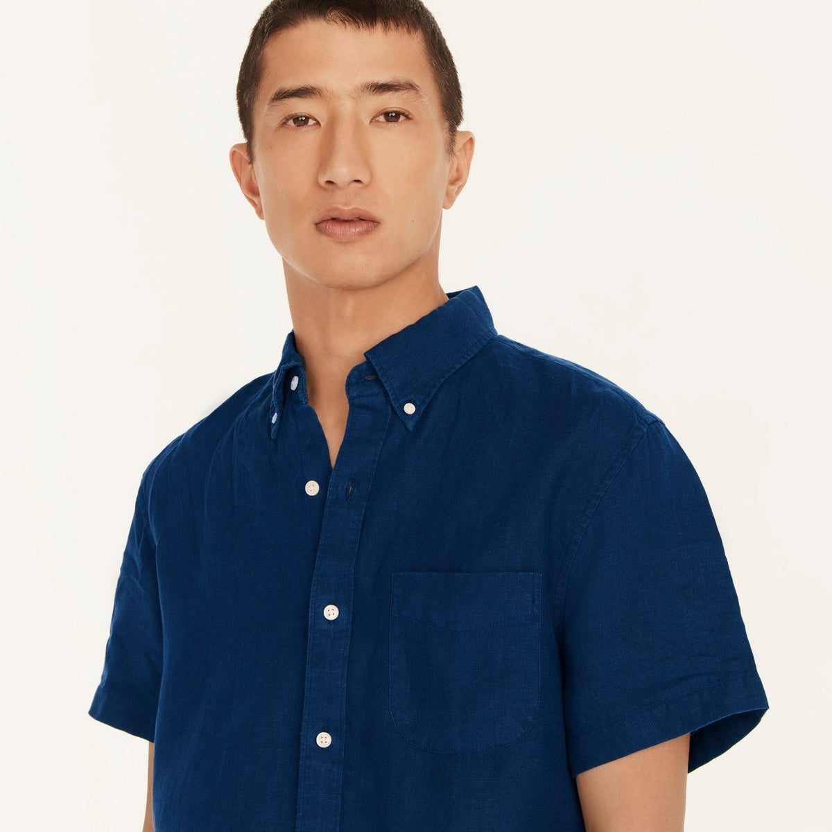 Men Short-sleeve Baird McNutt Irish linen shirt - J.Crew