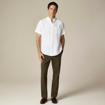 Men Short-sleeve Baird McNutt Irish linen shirt - J.Crew