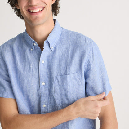 Men Short-sleeve Baird McNutt Irish linen shirt - J.Crew