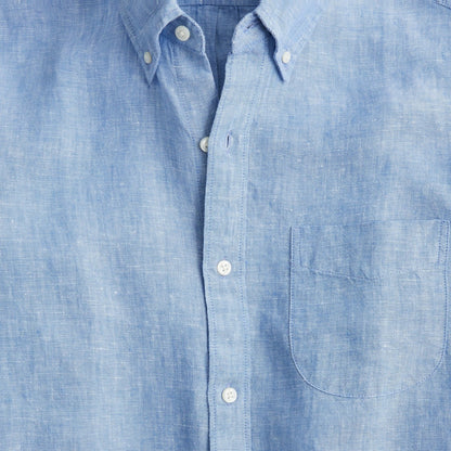 Men Short-sleeve Baird McNutt Irish linen shirt - J.Crew