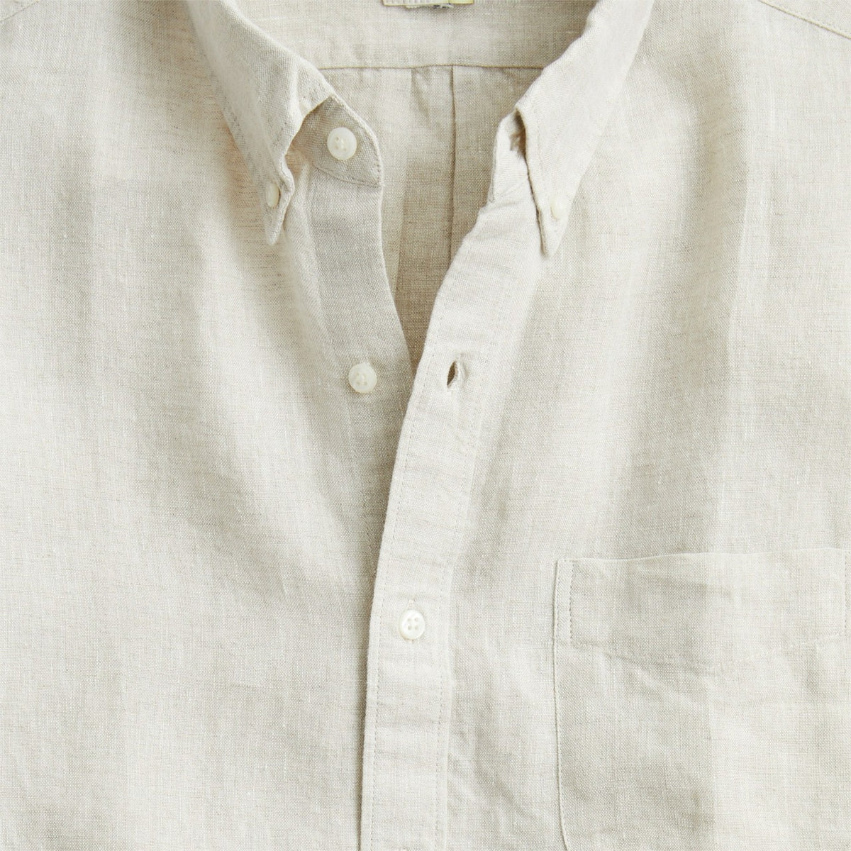 Men Short-sleeve Baird McNutt Irish linen shirt - J.Crew