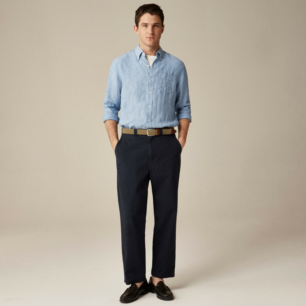 Men Baird McNutt Irish linen shirt - J.Crew