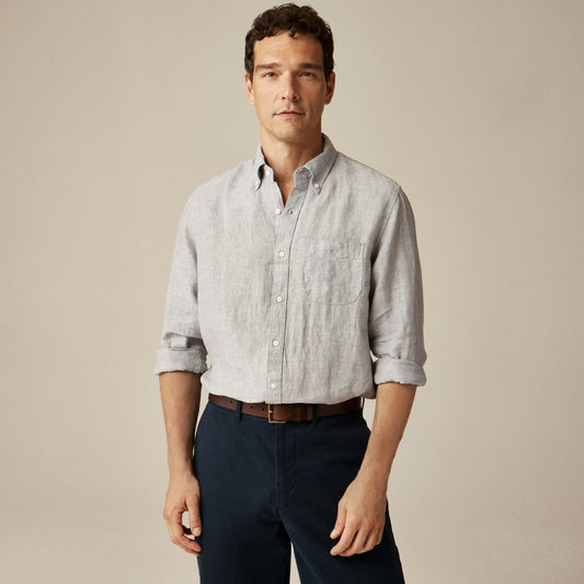Men Baird McNutt Irish linen shirt - J.Crew