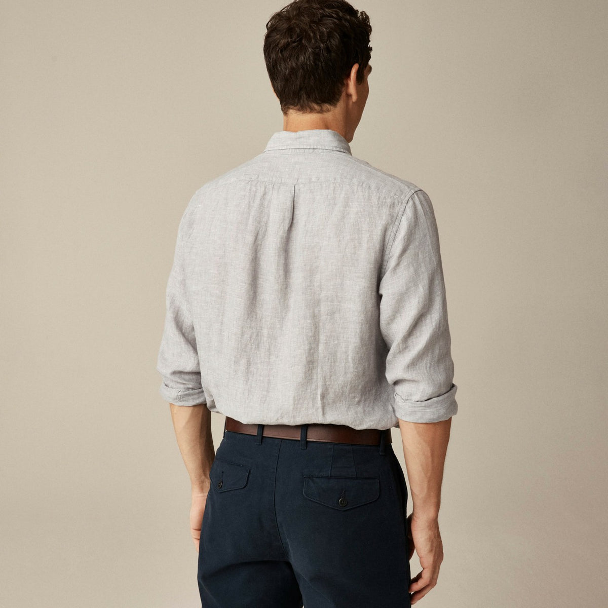 Men Baird McNutt Irish linen shirt - J.Crew