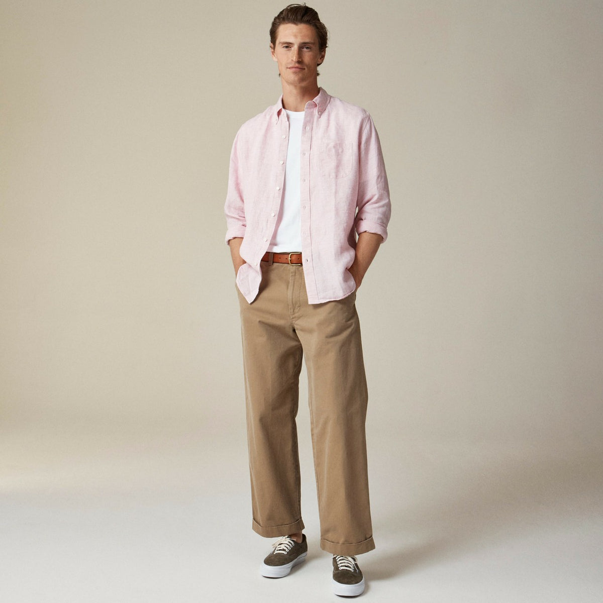 Men Baird McNutt Irish linen shirt - J.Crew