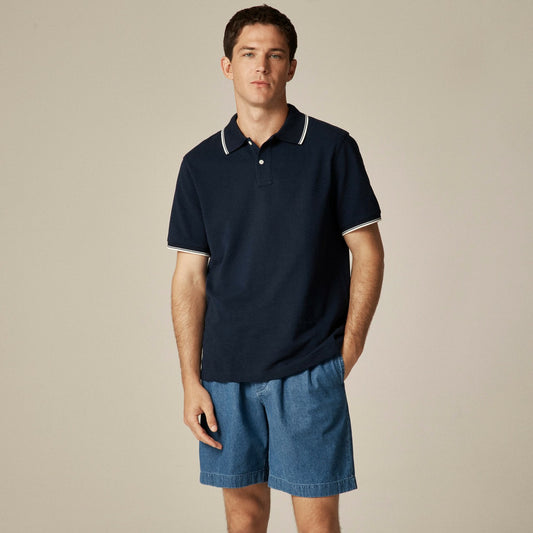 Men Classic piqu&eacute; polo shirt - J.Crew