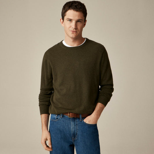 Men Cashmere crewneck sweater - J.Crew