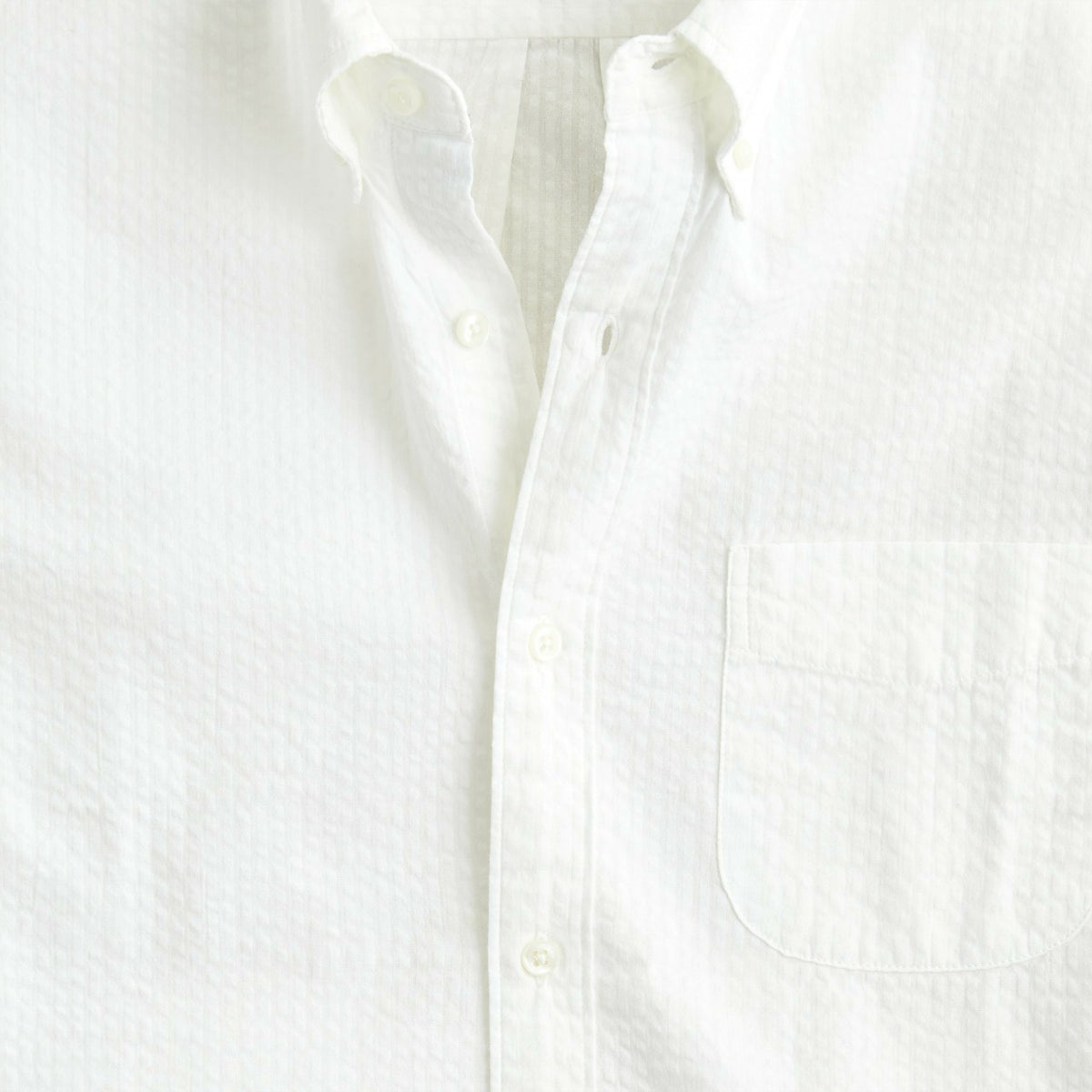 Men Short-sleeve yarn-dyed seersucker shirt - J.Crew